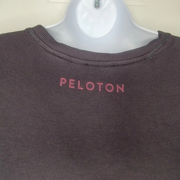 Peloton Long Sleeve Sweatshirt Size M Gray - Picture 4 of 8